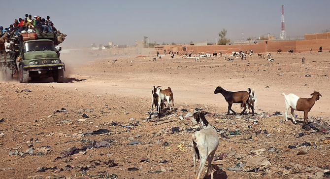 O deserto do Teneré (Sáhara) 